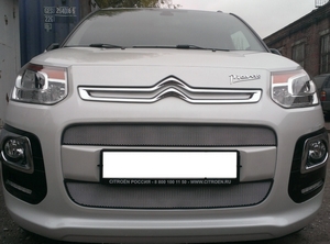 Allest Защита радиатора, хром (2 части) CITROEN (ситроен) C3 Picasso/пикассо 12- - Автоаксессуары и тюнинг