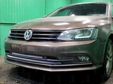 Allest Защита радиатора, хром (3 части) с парктроником VW Jetta/джетта VI 14-