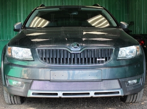 Allest Защита радиатора, хром (для Octavia A7 Scout) SKODA (шкода) Octavia 13- - Автоаксессуары и тюнинг