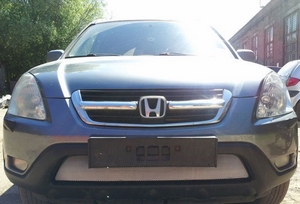 Allest Защита радиатора, хром HONDA (хонда) CRV 10-11 - Автоаксессуары и тюнинг