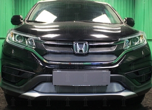 Allest Защита радиатора, хром, низ (CR-V IV 2.0) HONDA (хонда) CRV 15- - Автоаксессуары и тюнинг