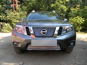 Allest Защита радиатора, хром, низ NISSAN (ниссан) Terrano 14- - Автоаксессуары и тюнинг