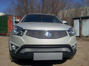 Allest Защита радиатора, хром, низ SSANGYONG (ссанг енг) Actyon/актион 14- - Автоаксессуары и тюнинг