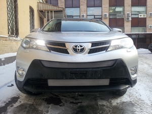 Allest Защита радиатора, хром, низ (Стандарт) TOYOTA (тойота) RAV4/рав 4 13-14 - Автоаксессуары и тюнинг