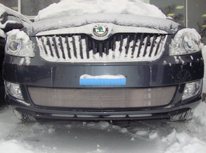 Allest Защита радиатора, хром SKODA (шкода) Fabia/Фабия 11- - Автоаксессуары и тюнинг