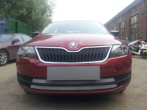 Allest Защита радиатора, хром SKODA (шкода) Rapid/Рапид 14- - Автоаксессуары и тюнинг