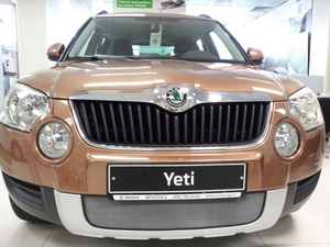 Allest Защита радиатора, хром SKODA (шкода) Yeti/ети 09-13 - Автоаксессуары и тюнинг