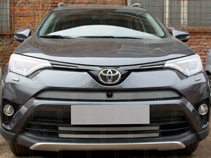 Allest Защита радиатора, хром, верх (с камерой) TOYOTA (тойота) RAV4/рав 4 15- - Автоаксессуары и тюнинг