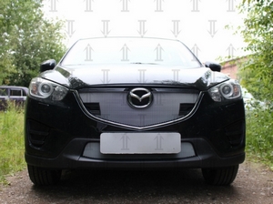 Allest Защита радиатора, хром, верх (с парктроником) MAZDA (мазда) CX-5/CX 5 15- - Автоаксессуары и тюнинг