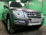 Allest Защита радиатора Optimal, хром, низ MITSUBISHI (митсубиси) Pajero/паджеро V80 14-