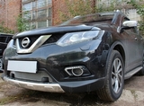 Allest Защита радиатора Optimal, хром, низ (с парктроником) NISSAN (ниссан) X-Trail 14-