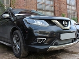 Allest Защита радиатора Optimal, хром, низ (с парктроником) NISSAN (ниссан) X-Trail 14-