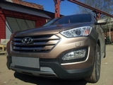 Allest Защита радиатора Premium, хром HYUNDAI (хендай) Santa FE 12-15