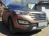 Allest Защита радиатора Premium, хром HYUNDAI (хендай) Santa FE 12-15