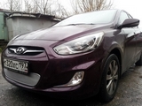 Allest Защита радиатора Premium, хром HYUNDAI (хендай) Solaris 10-13