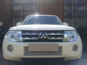 Allest Защита радиатора Premium, хром MITSUBISHI (митсубиси) Pajero/паджеро V80 11-14 - Автоаксессуары и тюнинг