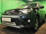 Allest Защита радиатора Premium, хром, низ (2 части) TOYOTA (тойота) RAV4/рав 4 15-