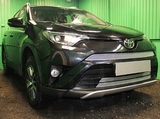 Allest Защита радиатора Premium, хром, низ (2 части) TOYOTA (тойота) RAV4/рав 4 15-