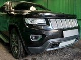 Allest Защита радиатора Premium, хром, низ JEEP (джип) Grand/Грандр Cherokee/чероки 13-