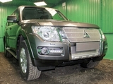 Allest Защита радиатора Premium, хром, низ MITSUBISHI (митсубиси) Pajero/паджеро V80 14-