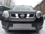 Allest Защита радиатора Premium, хром, низ NISSAN (ниссан) X-Trail 11-13