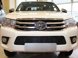 Allest Защита радиатора Premium, хром TOYOTA Hilux 15-