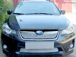 Allest Защита радиатора Premium, хром, верх SUBARU (субару) XV 16- - Автоаксессуары и тюнинг