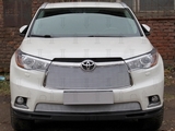 Allest Защита радиатора Premium, хром, верх TOYOTA Highlander 14-