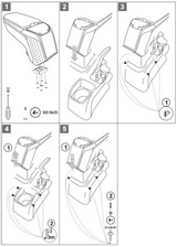 Armster Подлокотник в сборе Armster 2, серый CHEVROLET (шевроле) Aveo/авео 12-