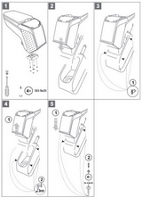 Armster Подлокотник в сборе Armster 2, серый CITROEN (ситроен) C3 10-