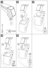 Armster Подлокотник в сборе Armster 2, серый HYUNDAI (хендай) Solaris 10-/14-