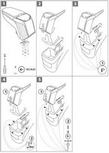 Armster Подлокотник в сборе Armster 2, серый KIA (киа) Venga 10-