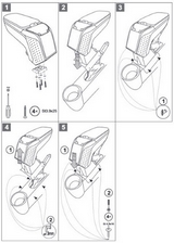 Armster Подлокотник в сборе Armster 2, серый MINI Cooper 06-