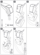 Armster Подлокотник в сборе Armster 2, серый PEUGEOT (пежо) 208 12-