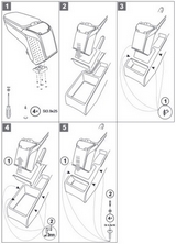 Armster Подлокотник в сборе Armster 2, серый SKODA (шкода) Octavia III 13-