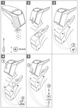 Armster Подлокотник в сборе Armster 2, серый SUZUKI (сузуки) Swift/свифт 11-