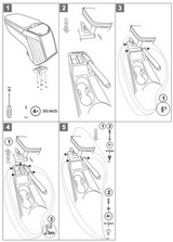 Armster Подлокотник в сборе Armster 2, серый VW Caddy/кадди 04-09