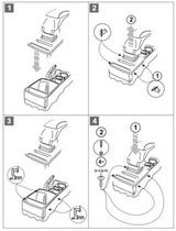 Armster Подлокотник в сборе Armster (адаптер+бокс черн.) HYUNDAI (хендай) i30 12-