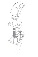 Armster Подлокотник в сборе Armster (адаптер+бокс черн.) KIA (киа) Venga 10-