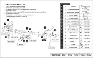 Baltex Фаркоп (50/1500кг) TOYOTA (тойота) Highlander 14- ID:5916qw - Автоаксессуары и тюнинг