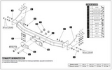 Baltex Фаркоп (50/2000кг) с нержав. пластиной SSANGYONG (ссанг енг) Actyon/актион 10-