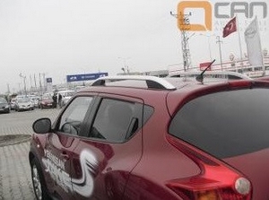 CAN Otomotiv Рейлинги продольные (крепление на клей) , серебро NISSAN (ниссан) Juke/жук 10- - Автоаксессуары и тюнинг