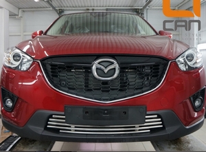 CAN Otomotiv Решетка переднего бампера d16 MAZDA (мазда) CX-5/CX 5 12-/15- - Автоаксессуары и тюнинг