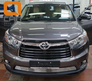 CAN Otomotiv Решетка переднего бампера d16 TOYOTA (тойота) Highlander 14- - Автоаксессуары и тюнинг