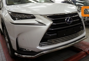 CAN Otomotiv Решетка переднего бампера нижняя d16 LEXUS (лексус) NX300h 14- - Автоаксессуары и тюнинг