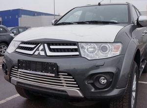 CAN Otomotiv Решетка переднего бампера нижняя d16 MITSUBISHI (митсубиси) Pajero/паджеро Sport/L200 14- - Автоаксессуары и тюнинг