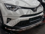 CAN Otomotiv Защита переднего бампера двойная d 60/42 мм, нерж. TOYOTA (тойота) RAV4/рав 4 15-