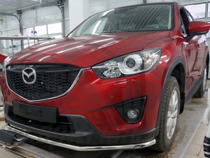 CAN Otomotiv Защита переднего бампера одинарная d 42 мм, нерж. MAZDA (мазда) CX-5/CX 5 12-/15- - Автоаксессуары и тюнинг