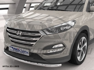 CAN Otomotiv Защита переднего бампера одинарная d 60 мм, нерж. HYUNDAI (хендай) Tucson 16- ID:12649qw - Автоаксессуары и тюнинг