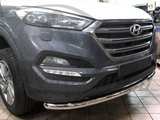 CAN Otomotiv Защита переднего бампера одинарная d 60 мм, нерж. HYUNDAI (хендай) Tucson 16-